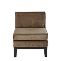 Olympic Chair in Taupe Velvet