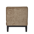 Olympic Chair in Taupe Velvet