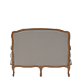 Paris Settee Sofa in Oak upholstered in Linen
