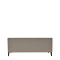 Sardinia Straight Smooth Back Sofa in Ivory
