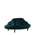Suzanna Sofa in Emerald Green Velvet