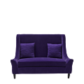 Verona Sofa in Purple Velvet