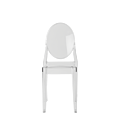 Victoria Ghost Chair in Clear