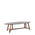 Washington Oval Coffee Table in Rose Gold