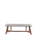 Washington Rectangular Coffee Table in Rose Gold