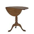 Round Bistro Café Table in Oak