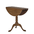 Round Bistro Café Table in Oak