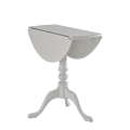 Round Bistro Café Table in White