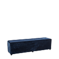 Rochelle Bench in Navy Blue Velvet