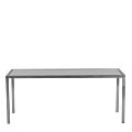 Unico Rectangular Dining Table - Steel Frame - White Top