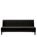 Infinito A Straight Sofa in Black
