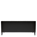 Infinito A Straight Sofa in Black