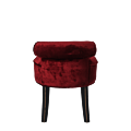 Belgravia Ottoman in Raspberry Velvet