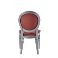 Divano Ottoman in Black with Red Seat Pad