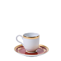 Imperial Red Espresso Cup and Saucer 11 cl