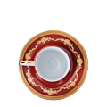 Imperial Red Espresso Cup and Saucer 11 cl