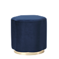The Bloomsbury Ottoman in royal blue