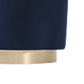 The Bloomsbury Ottoman in royal blue