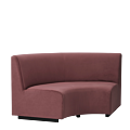 Endless Curve Sofa in Marsala 6.16 ft