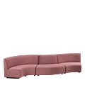 Endless Curve Sofa in Marsala 6.16 ft