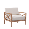 The Sotogrande Armchair 83 x 85 cm H 78 cm