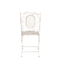 Chantilly white wrought iron chair