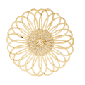 Rattan flower placemat Ø 35 cm