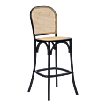 The Rattan Noir Bar Stool