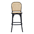 The Rattan Noir Bar Stool