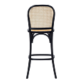 The Rattan Noir Bar Stool