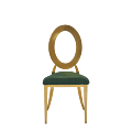 Divine Chair with velvet Forest Green Seat Pad