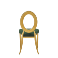 Divine Chair with Forest Green Seat Pad