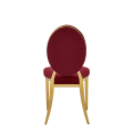 Divine Chair with Red Seat and Back Pad