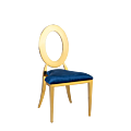 Divine Chair with velvet Blue Seat Pad