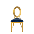 Divine Chair with velvet Blue Seat Pad