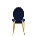 Divine Chair with Blue Seat and Back Pad