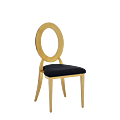 Divine Chair with velvet Black Seat Pad