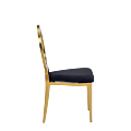 Divine Chair with velvet Black Seat Pad