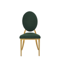 Divine Chair with Forest Green Seat and Back Pad