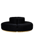 The Portabella Island Sofa in Black