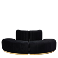 The Portabella Island Sofa in Black