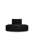 The Portabella Island Sofa in Black