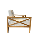 Sotogrande Armchair with Blue and White striped cushions