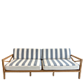 Sotogrande Sofa with Blue and White striped cushions