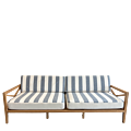 Sotogrande Sofa with Blue and White striped cushions
