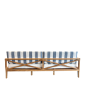 Sotogrande Sofa with Blue and White striped cushions