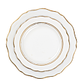 Vintage white and gold Plates