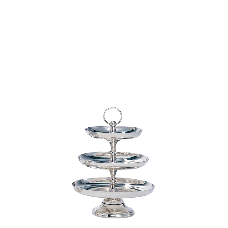 Cake Stand 3 Tiers H 47 cm, Trays Ø 35, 30 and 26 cm