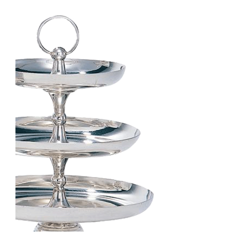 Cake Stand 3 Tiers H 47 cm, Trays Ø 35, 30 and 26 cm