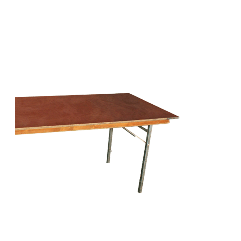 Trestle table 5ft x 2.6ft (Height adjustable)